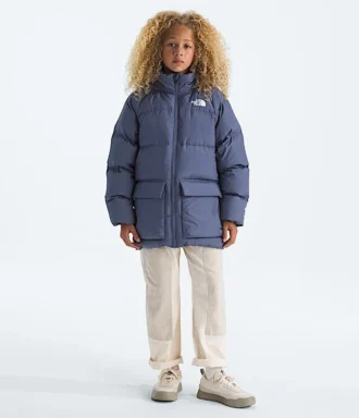 Parka corta con forro polar North Down para niño y niña