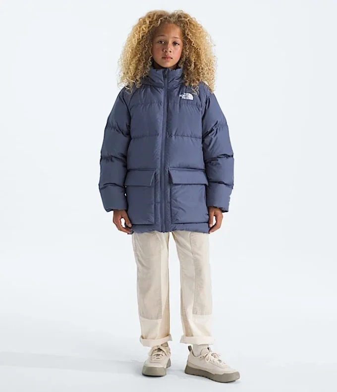 Parka corta con forro polar North Down para niño y niña