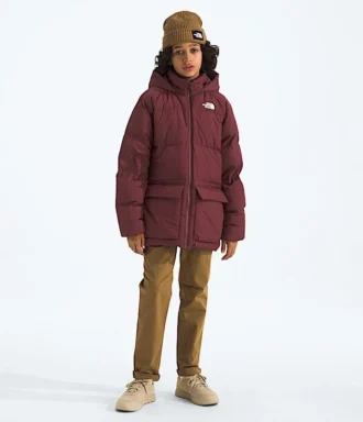 Parka corta con forro polar North Down para niño y niña