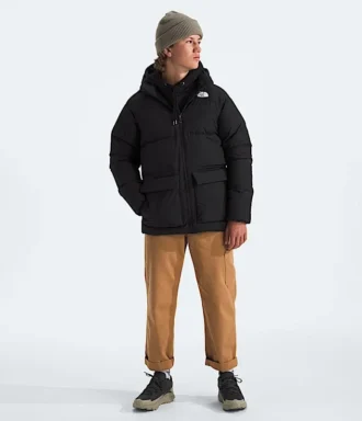 Parka corta con forro polar North Down para niño y niña