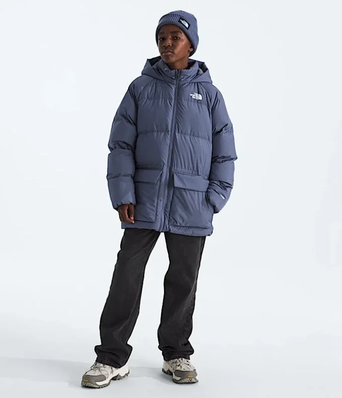 Parka corta con forro polar North Down para niño y niña