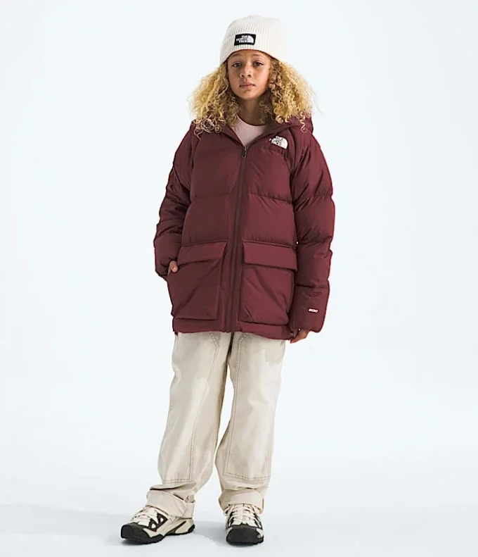 Parka corta con forro polar North Down para niño y niña