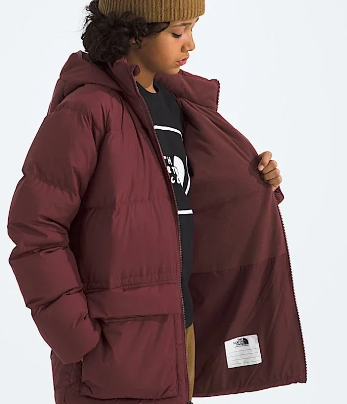 Parka corta con forro polar North Down para niño y niña