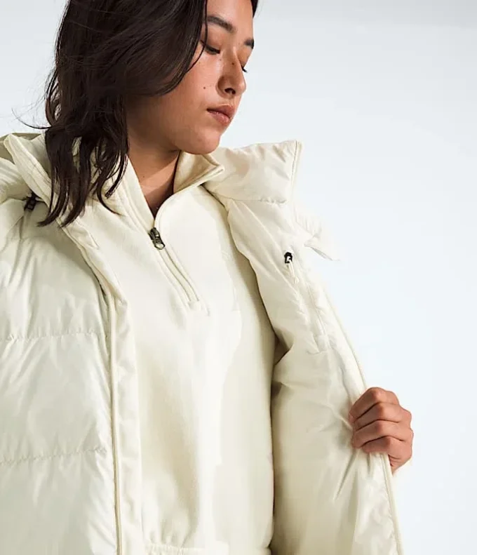 Parka larga con capucha Hydrenalite™ City para mujer