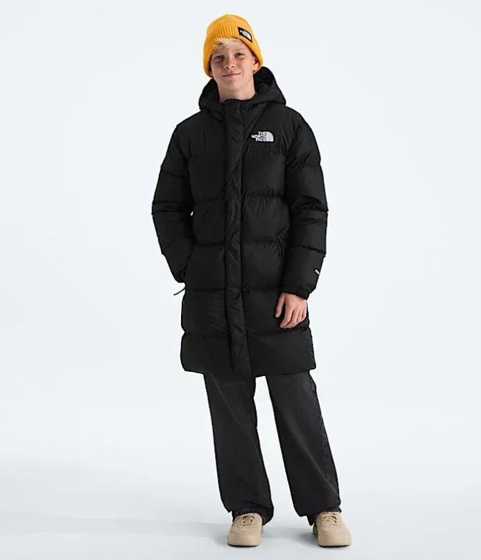Parka larga Nuptse para niño y niña Parka larga Nuptse para niño y niña