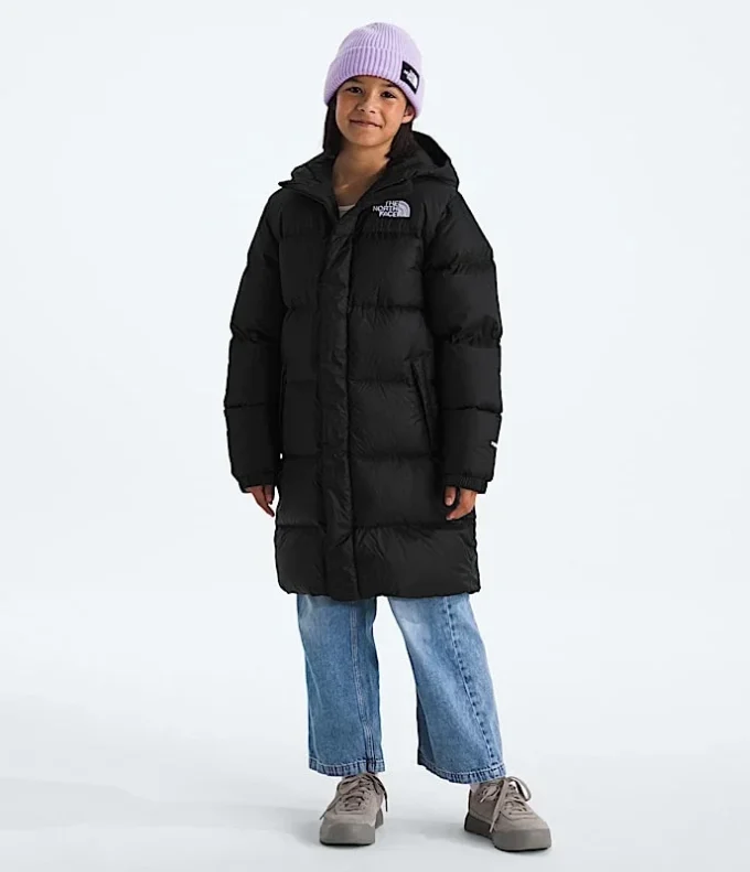 Parka larga Nuptse para niño y niña Parka larga Nuptse para niño y niña