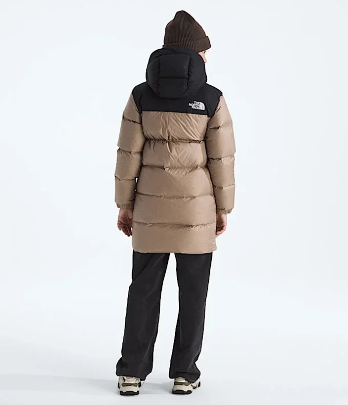 Parka larga Nuptse para niño y niña Parka larga Nuptse para niño y niña