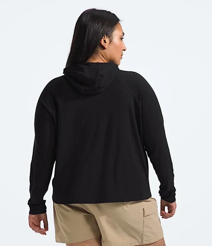 Sudadera con capucha Adventure Sun para mujer en tallas grandes Sudadera con capucha Adventure Sun para mujer en tallas grandes