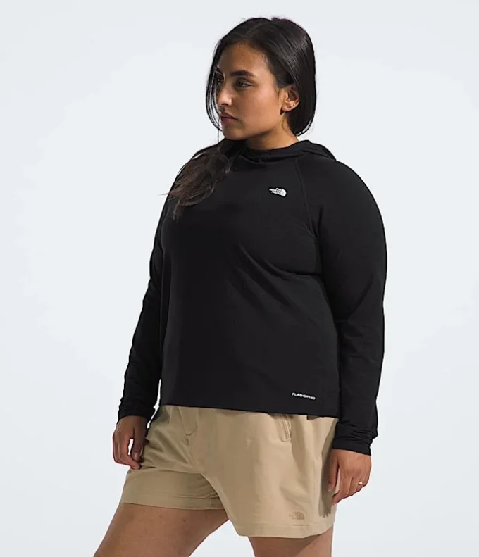 Sudadera con capucha Adventure Sun para mujer en tallas grandes Sudadera con capucha Adventure Sun para mujer en tallas grandes