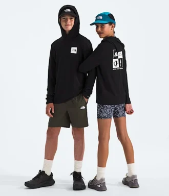 Sudadera con capucha de manga larga Adventure para niño y niña — Estampado
