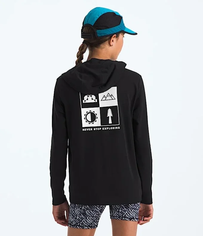 Sudadera con capucha de manga larga Adventure para niño y niña — Estampado Sudadera con capucha de manga larga Adventure para niño y niña — Estampado