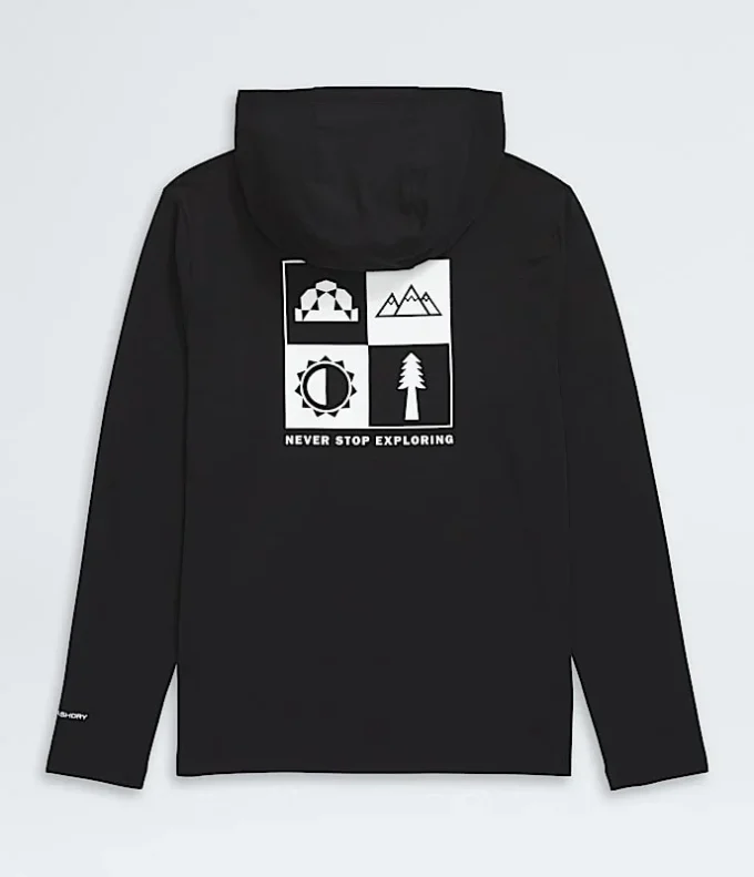 Sudadera con capucha de manga larga Adventure para niño y niña — Estampado Sudadera con capucha de manga larga Adventure para niño y niña — Estampado