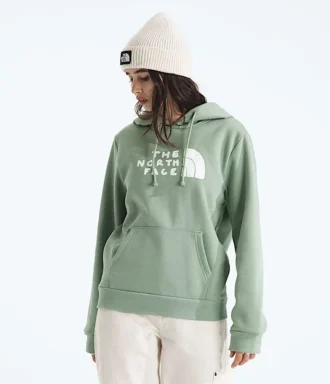 Sudadera con capucha Evolution Sketch Logo Half Dome para mujer — Gráfico