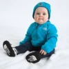 Sudadera con capucha y cremallera completa Baby Glacier