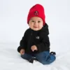 Sudadera con capucha y cremallera completa Baby Glacier
