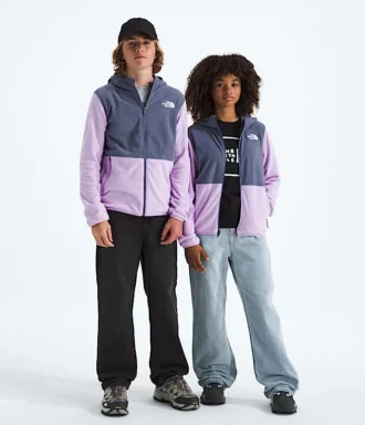 Sudadera con capucha y cremallera completa Glacier para niño y niña
