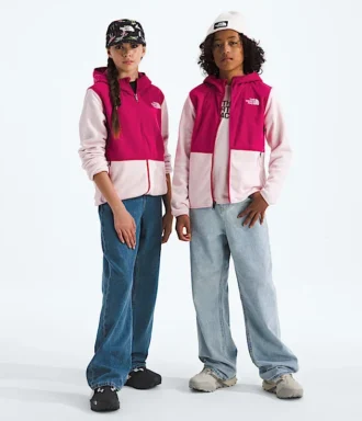 Sudadera con capucha y cremallera completa Glacier para niño y niña