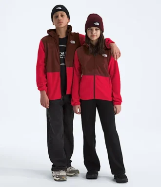Sudadera con capucha y cremallera completa Glacier para niño y niña