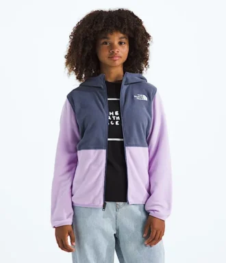 Sudadera con capucha y cremallera completa Glacier para niño y niña