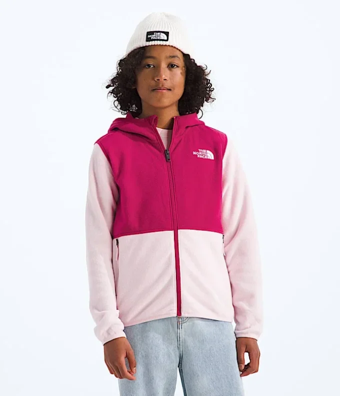 Sudadera con capucha y cremallera completa Glacier para niño y niña
