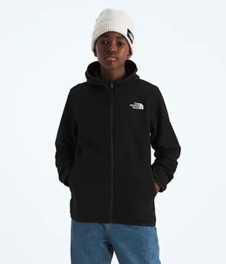 Sudadera con capucha y cremallera completa Glacier para niño y niña