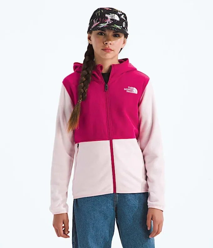 Sudadera con capucha y cremallera completa Glacier para niño y niña