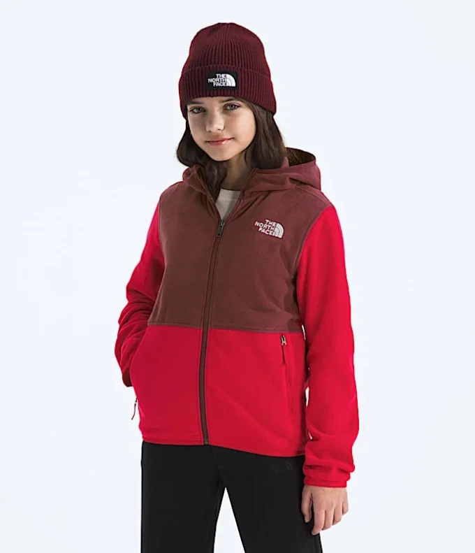 Sudadera con capucha y cremallera completa Glacier para niño y niña