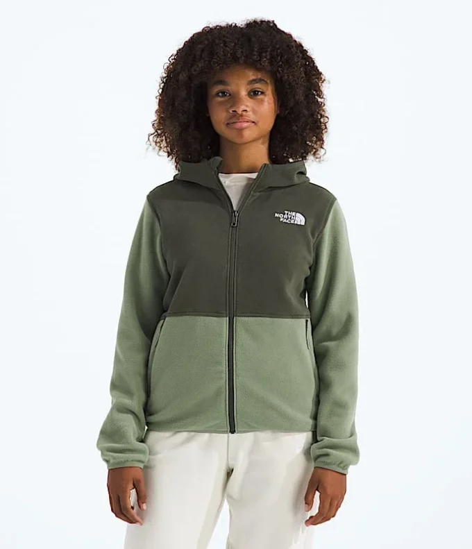 Sudadera con capucha y cremallera completa Glacier para niño y niña