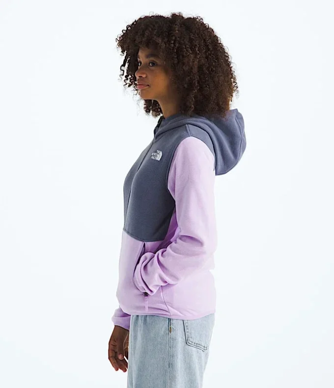 Sudadera con capucha y cremallera completa Glacier para niño y niña
