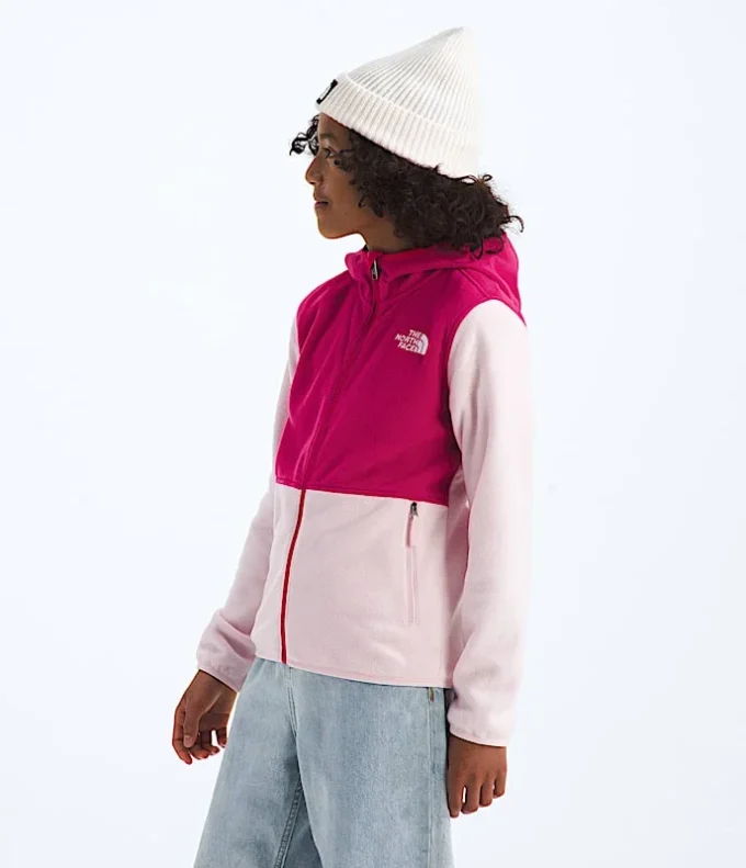Sudadera con capucha y cremallera completa Glacier para niño y niña