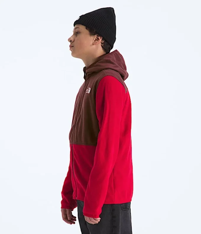 Sudadera con capucha y cremallera completa Glacier para niño y niña