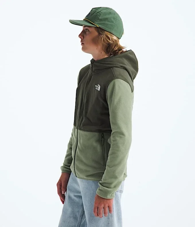 Sudadera con capucha y cremallera completa Glacier para niño y niña
