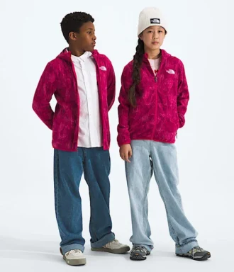 Sudadera con capucha y cremallera completa Glacier para niño y niña — Estampado