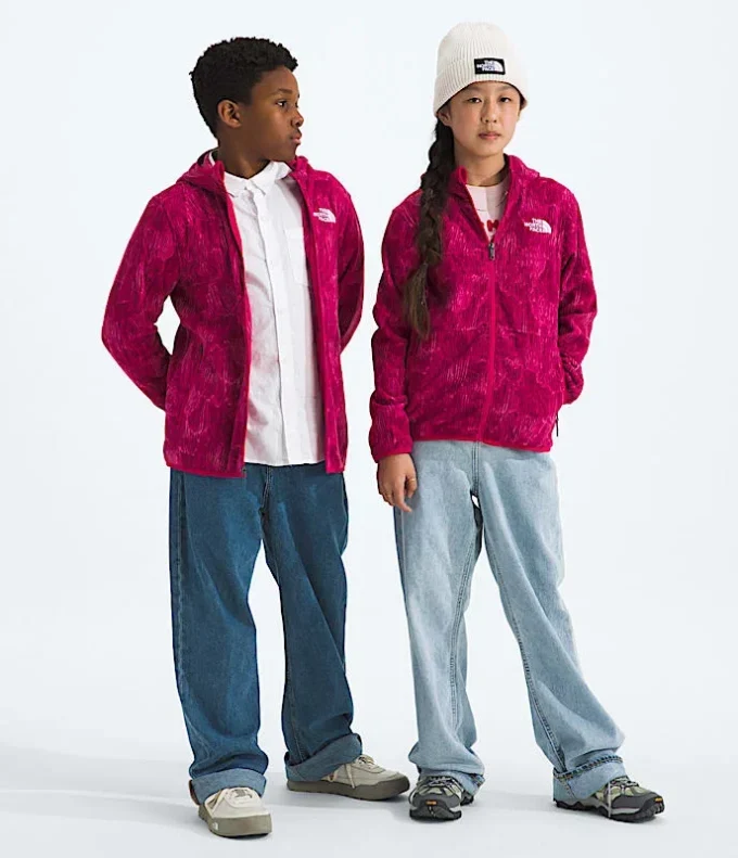 Sudadera con capucha y cremallera completa Glacier para niño y niña — Estampado