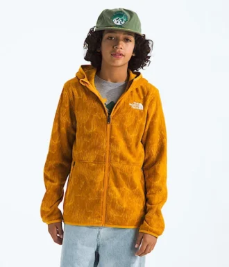 Sudadera con capucha y cremallera completa Glacier para niño y niña — Estampado