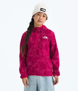 Sudadera con capucha y cremallera completa Glacier para niño y niña — Estampado