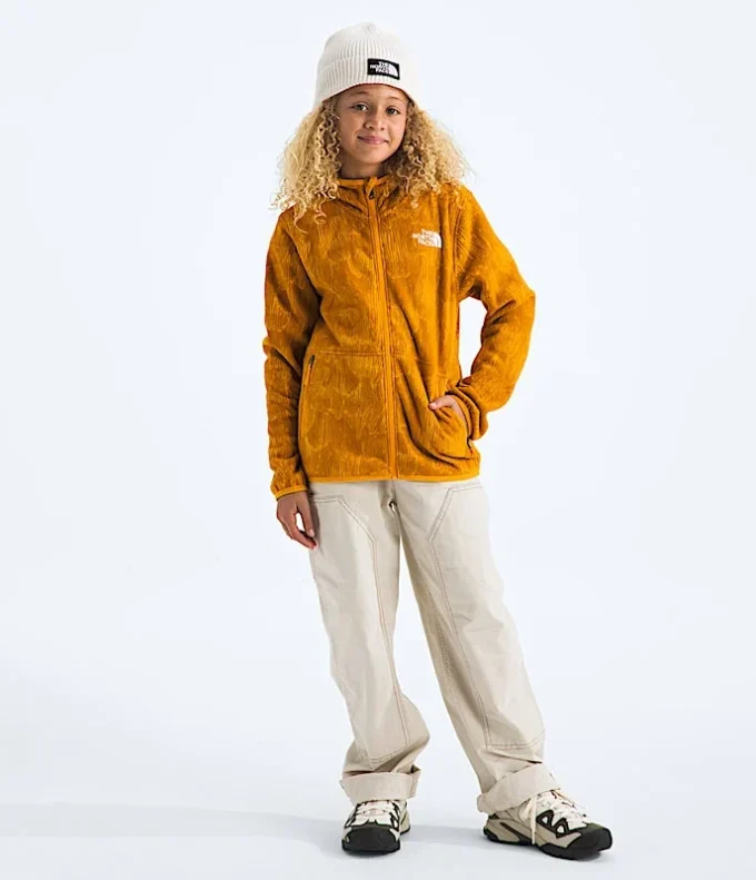 Sudadera con capucha y cremallera completa Glacier para niño y niña — Estampado