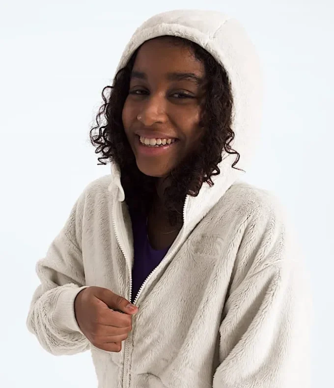 Sudadera con capucha y cremallera completa Osito para niña