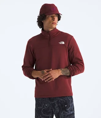 Sudadera de felpa Cedar Trail Grid con media cremallera para hombre Sudadera de felpa Cedar Trail Grid con media cremallera para hombre