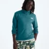 Sudadera de felpa Cedar Trail Grid con media cremallera para hombre
