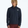 Sudadera de felpa Cedar Trail Grid con media cremallera para hombre