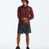 Sudadera de felpa Cedar Trail Grid con media cremallera para hombre
