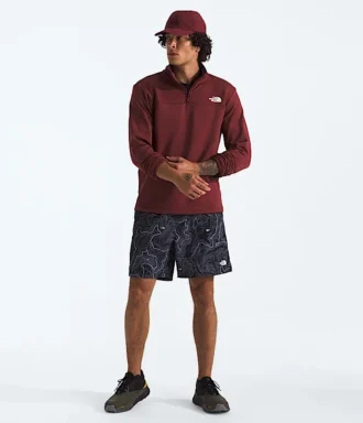 Sudadera de felpa Cedar Trail Grid con media cremallera para hombre Sudadera de felpa Cedar Trail Grid con media cremallera para hombre