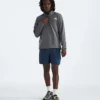 Sudadera de felpa Cedar Trail Grid con media cremallera para hombre