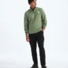 Sudadera de felpa Cedar Trail Grid con media cremallera para hombre