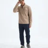 Sudadera de felpa Cedar Trail Grid con media cremallera para hombre