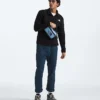 Sudadera de felpa Cedar Trail Grid con media cremallera para hombre