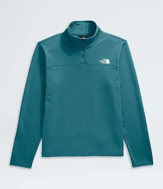Sudadera de felpa Cedar Trail Grid con media cremallera para hombre
