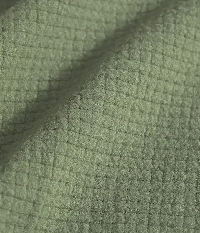 Sudadera de felpa Cedar Trail Grid con media cremallera para hombre