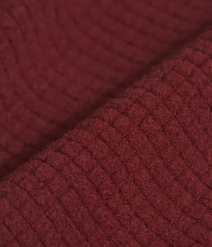 Sudadera de felpa Cedar Trail Grid con media cremallera para hombre